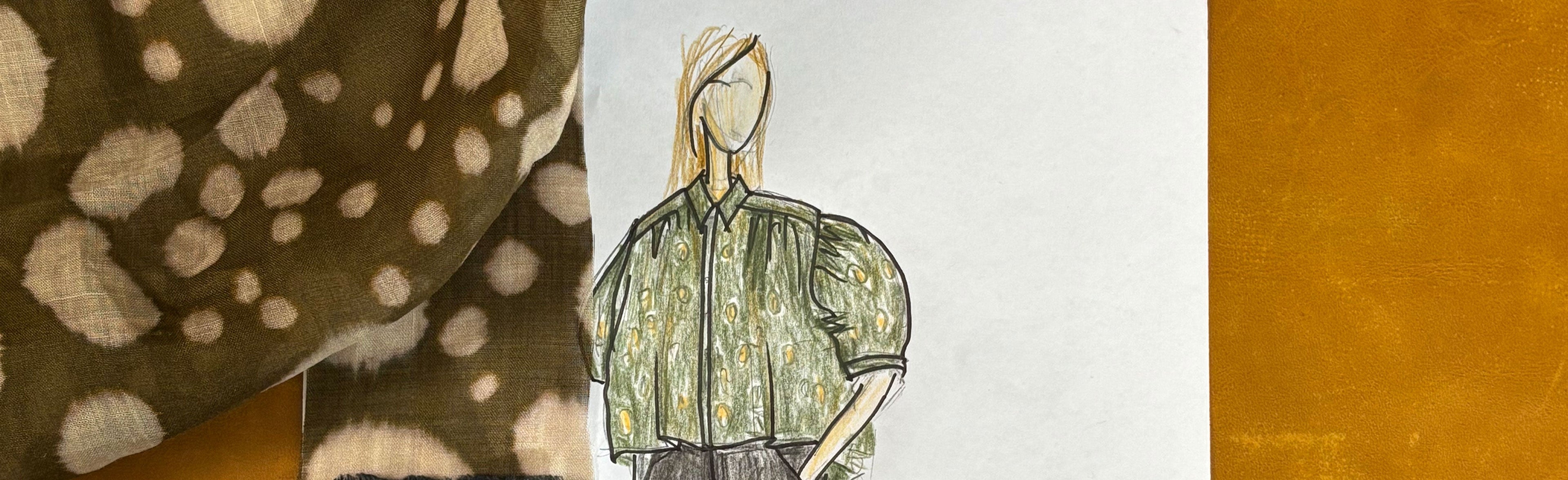 Notre imprimé Aquarelle sauvage