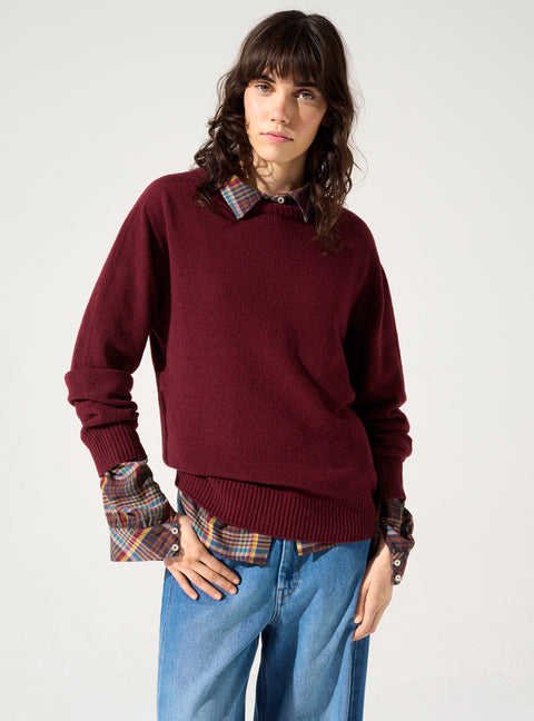 Straight pullover
