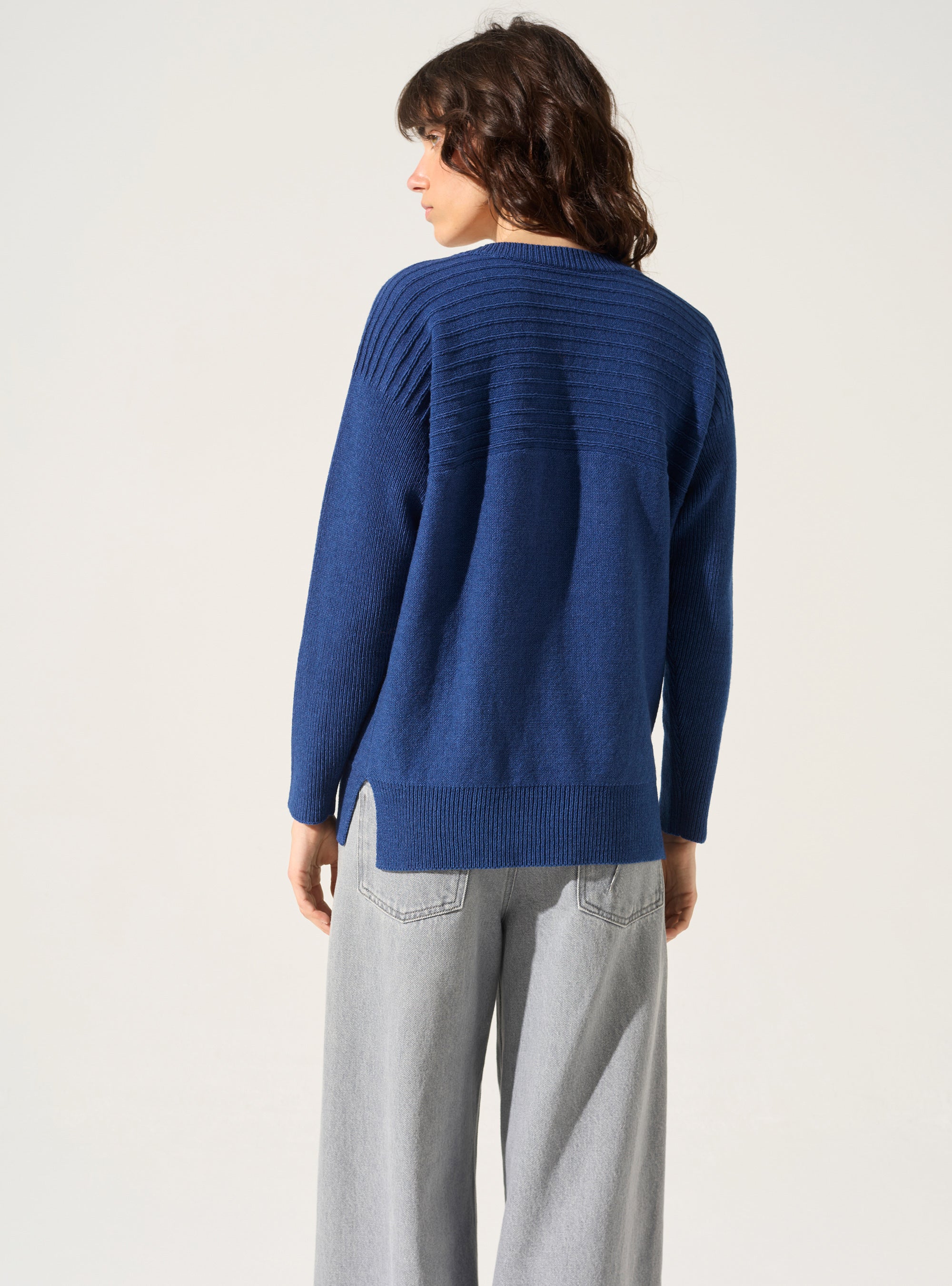 Pullover mit V-Ausschnitt