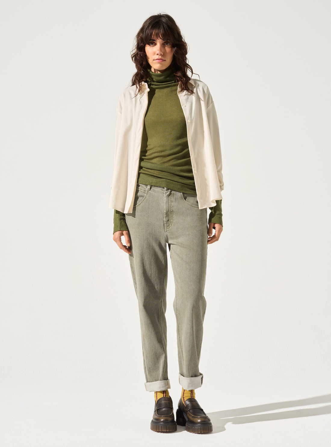 Turtleneck T-shirt