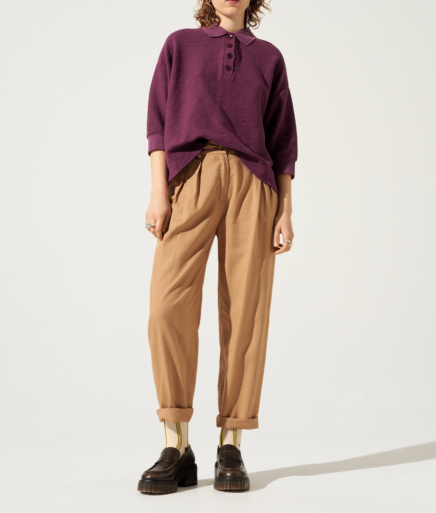 Geknöpftes Poloshirt