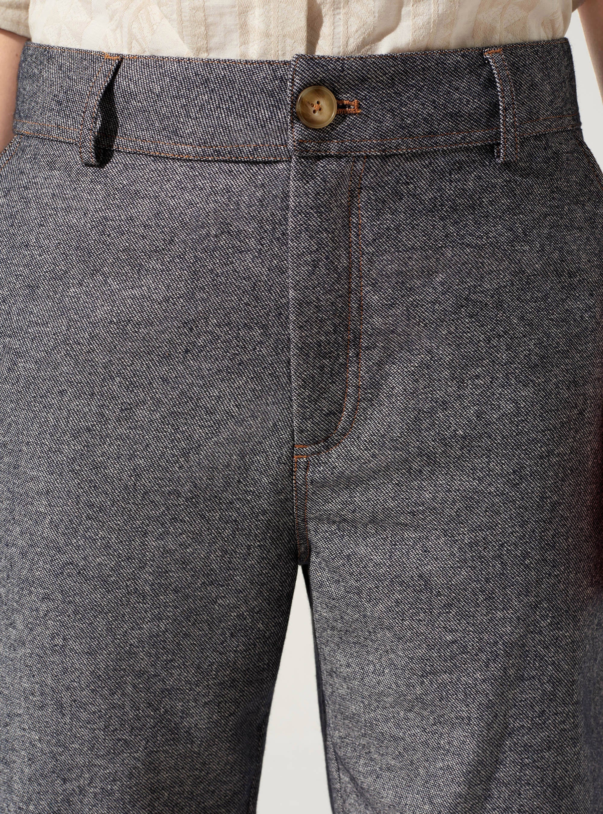 Straight Bermuda shorts