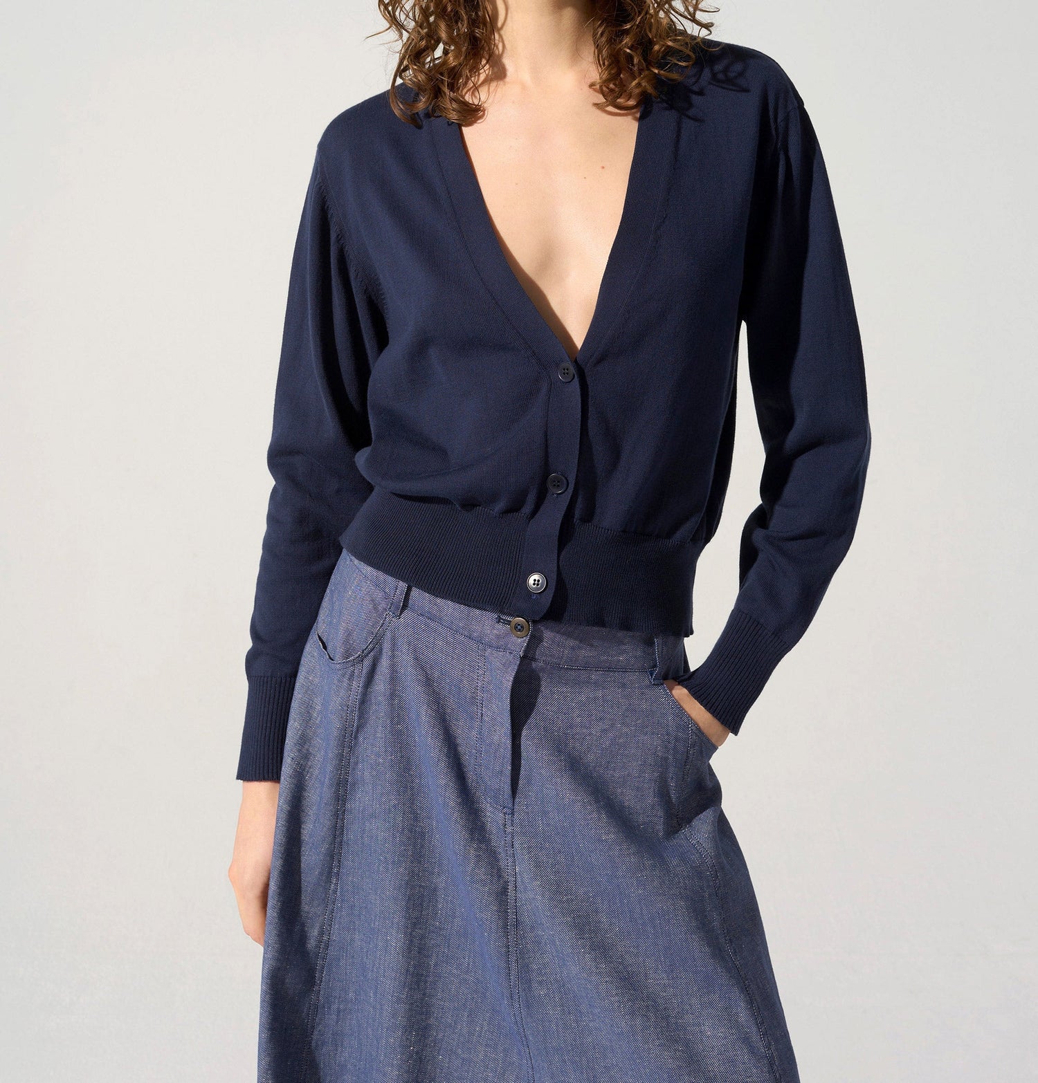 Gilet manches longues acoté 