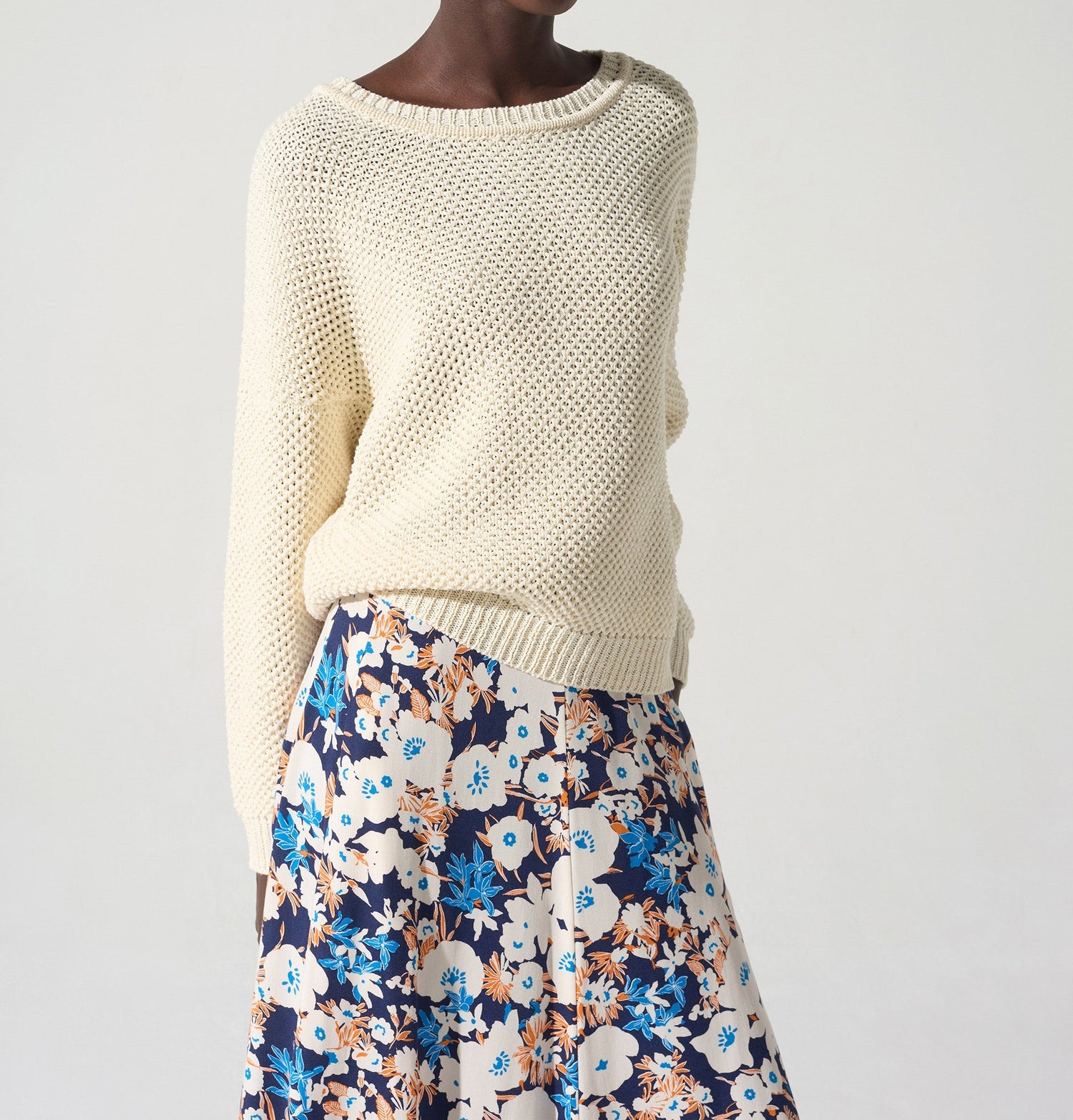 Pull manches longues acoté 