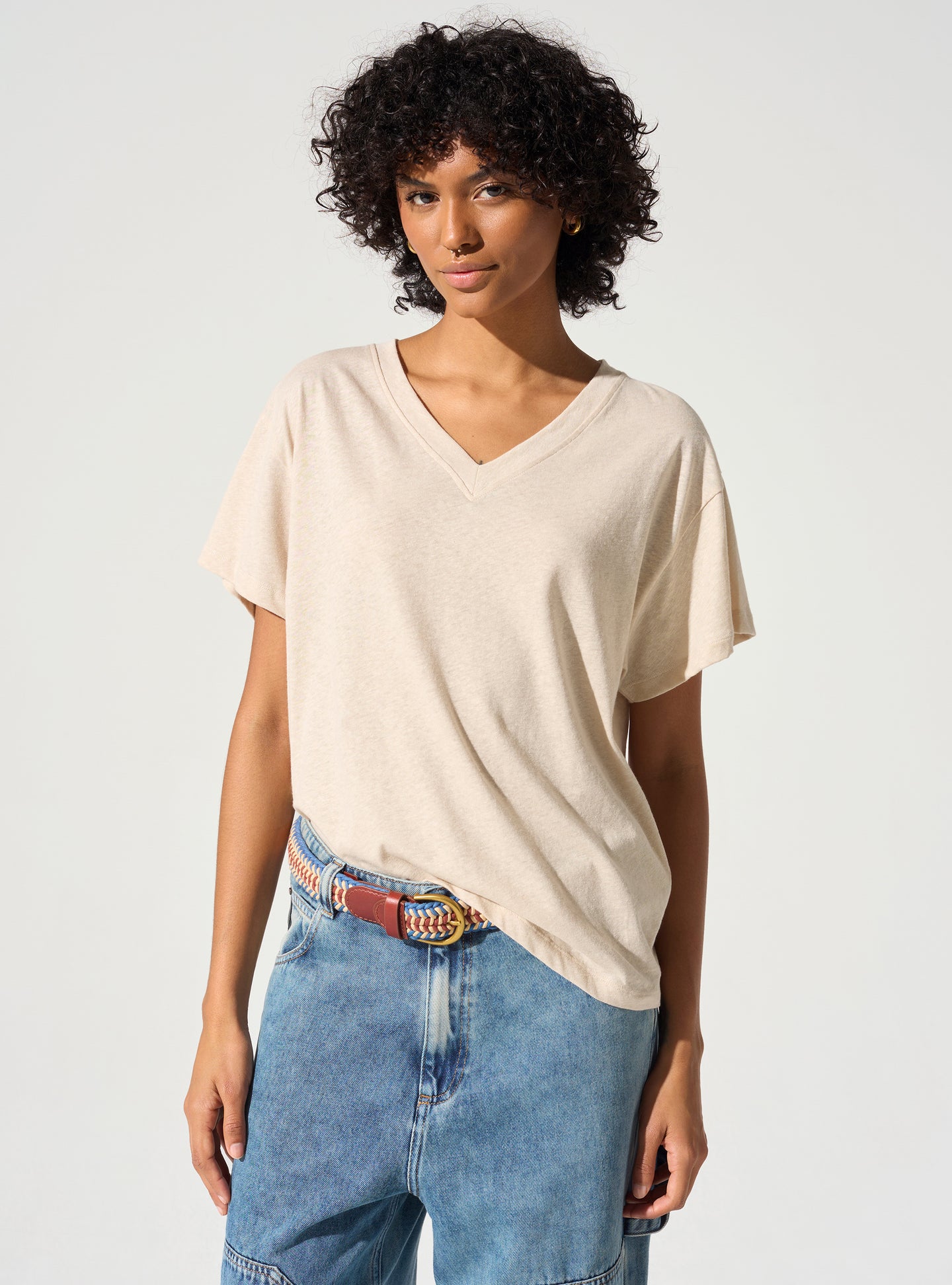 acoté T-shirt col V