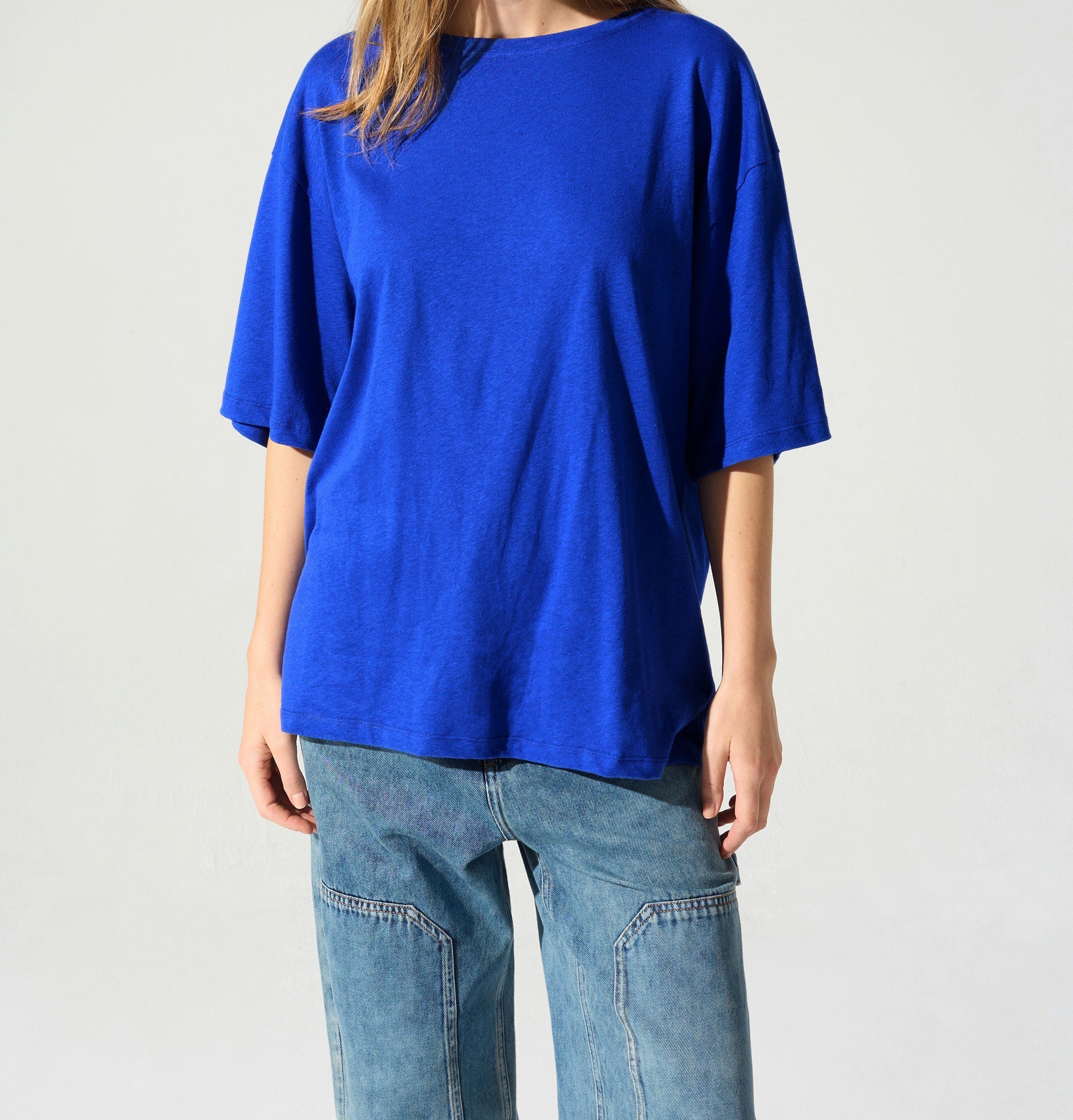 T-shirt ample acoté 