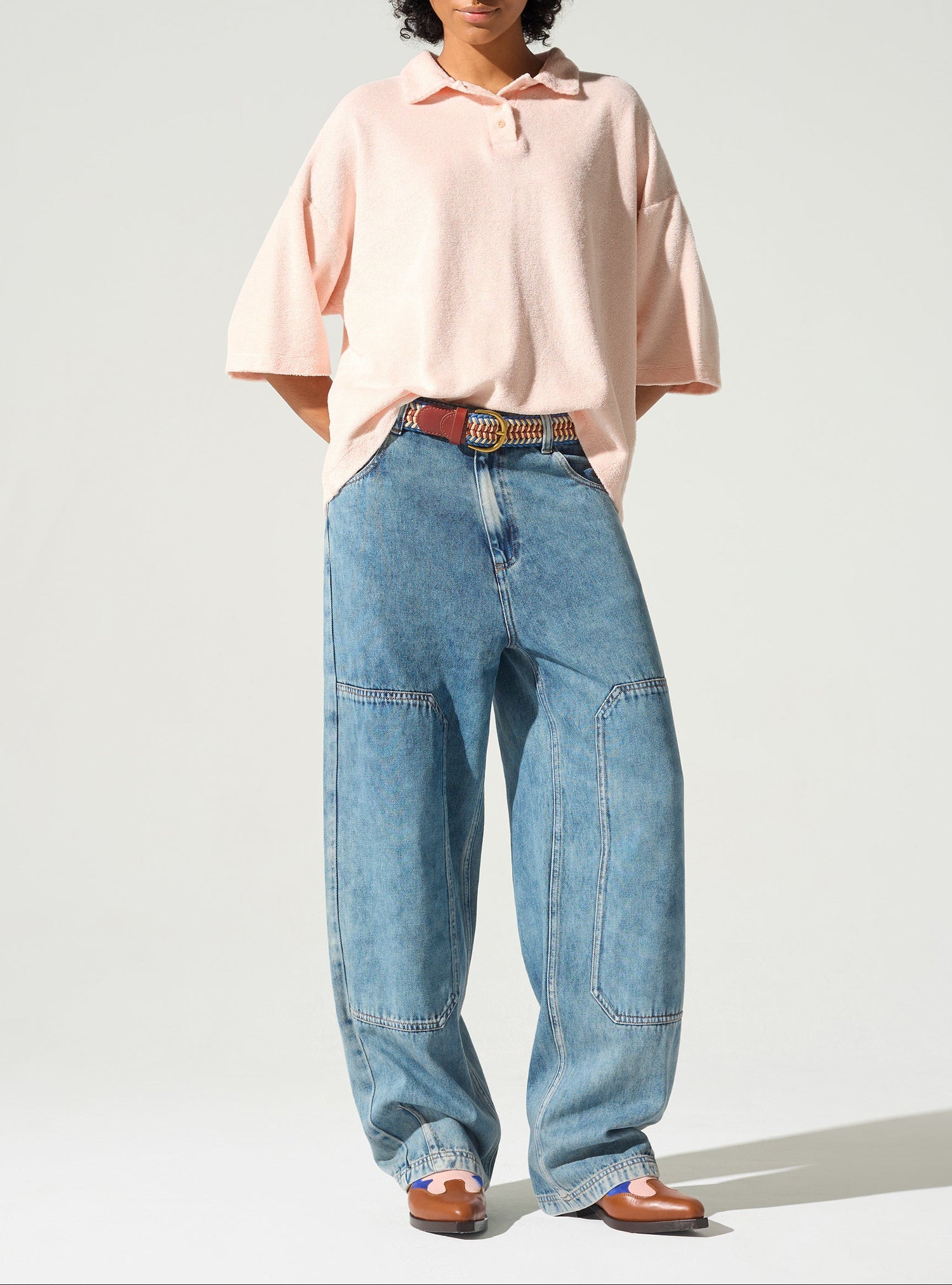 T-shirt polo éponge