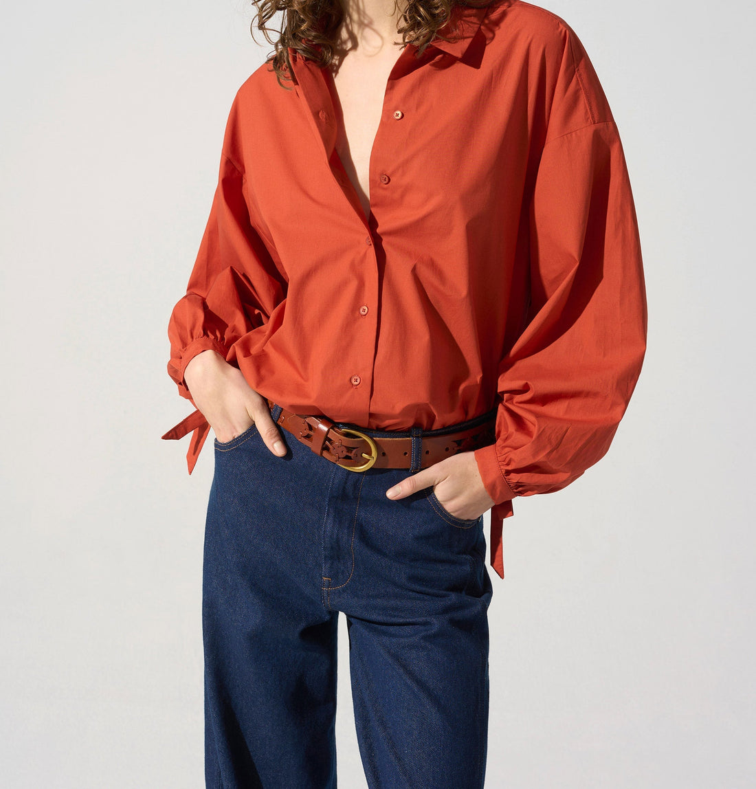 Chemise ample acoté 