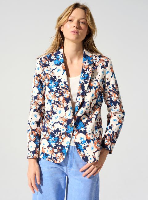Bedruckte Blazerjacke
