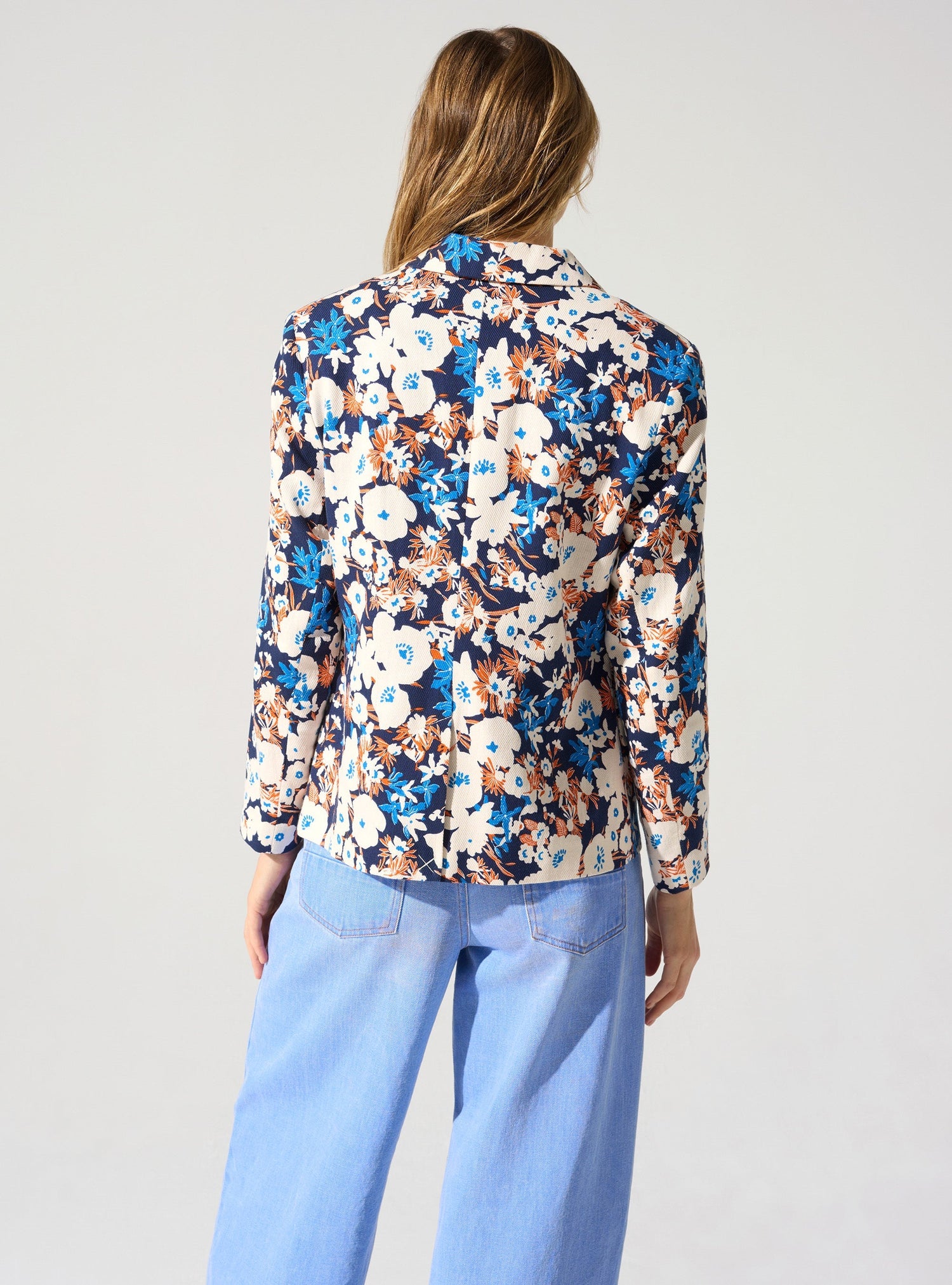Veste blazer imprimée acoté 