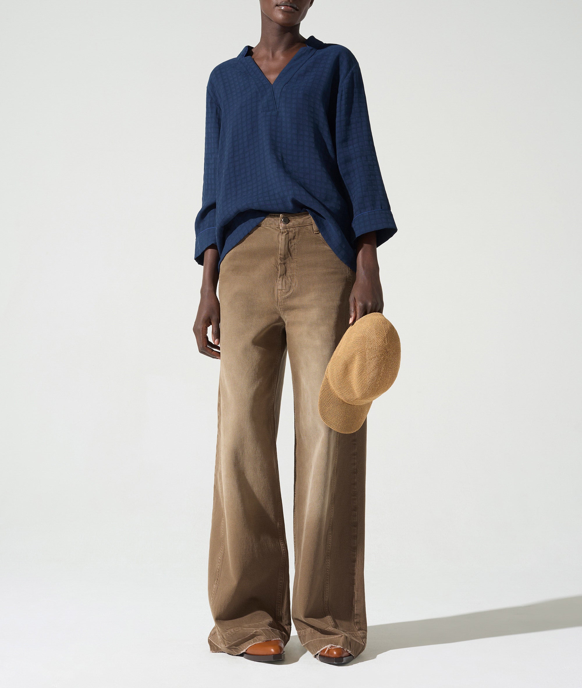 Blouse droite acoté 