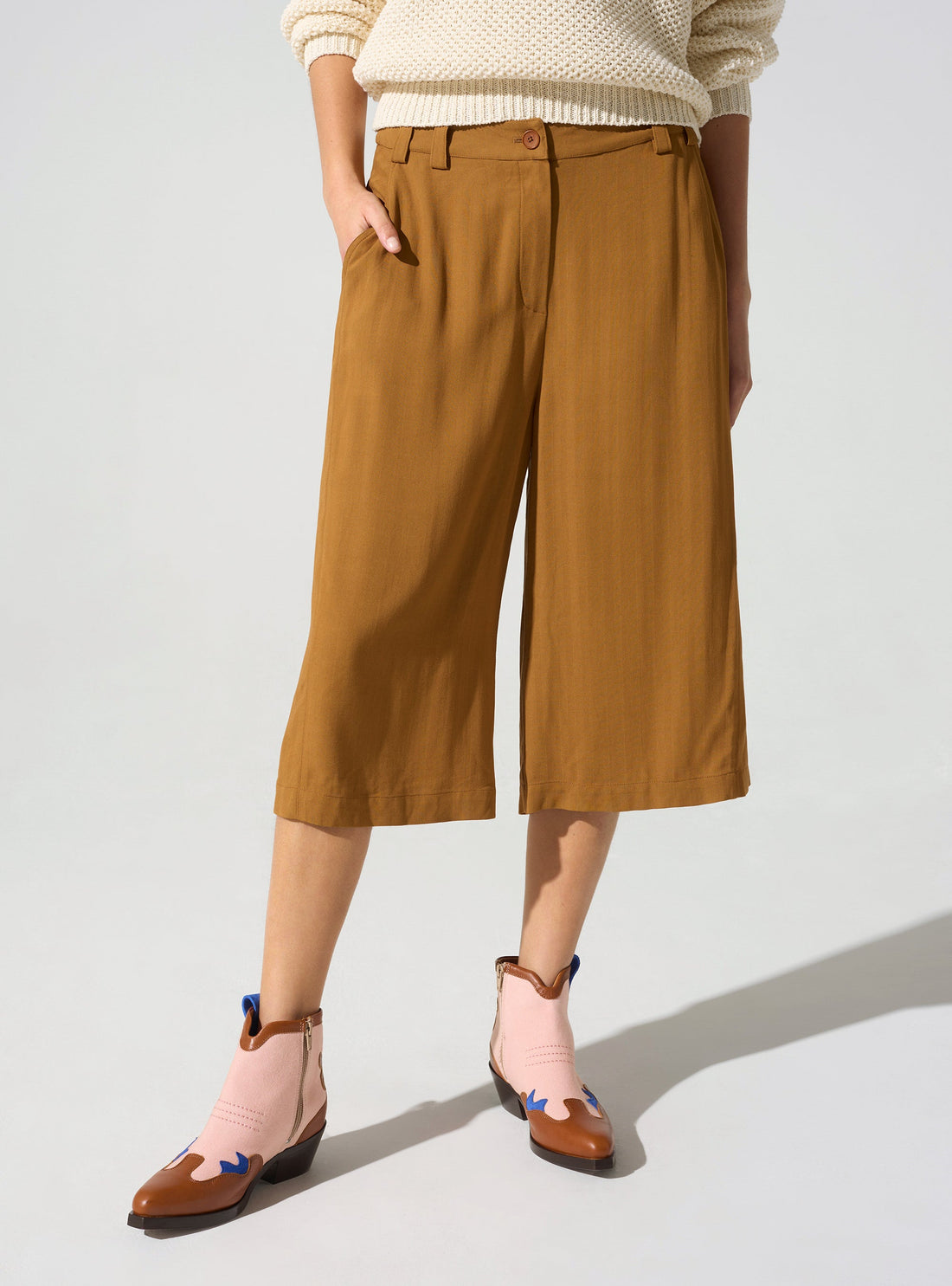 Bermuda style tailleur acoté 