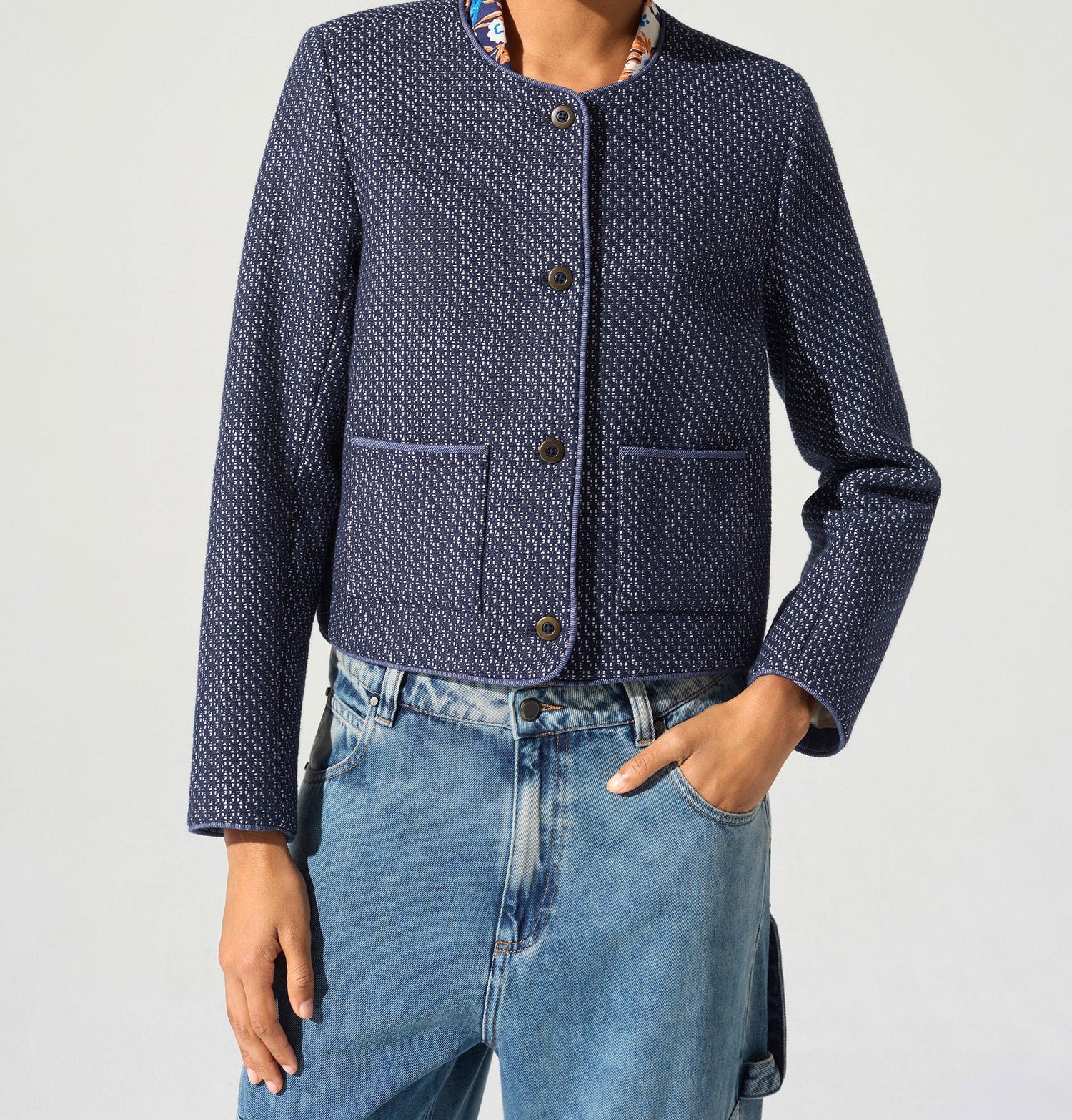 La petite veste chic acoté 