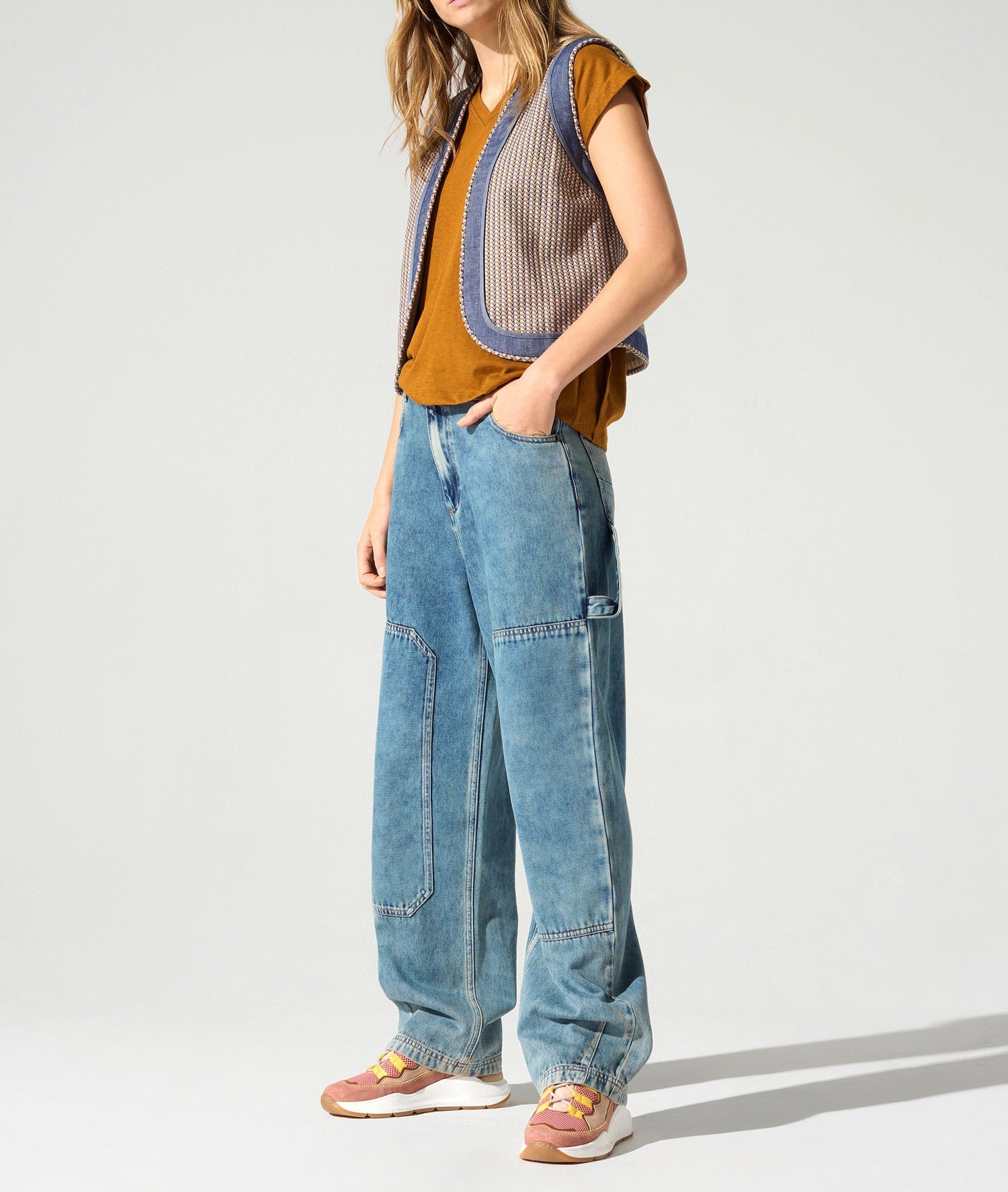 Gilet sans manches acoté 