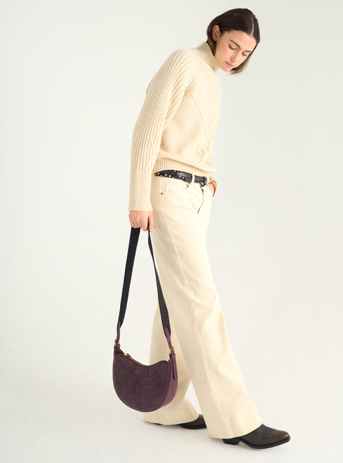 Italian wool cable sweater