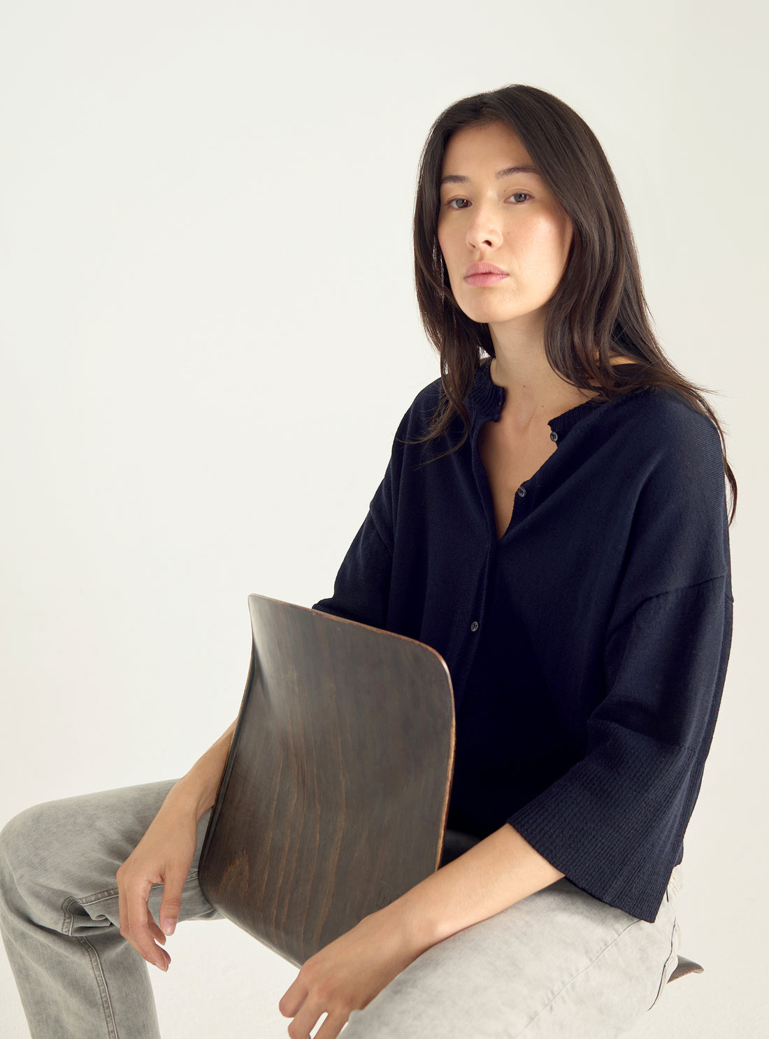 Cardigan T-shirt à manches courtes