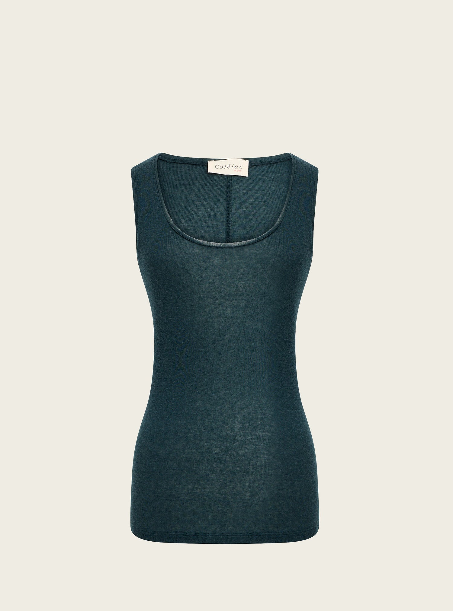 Débardeur en jersey de lyocell acoté 