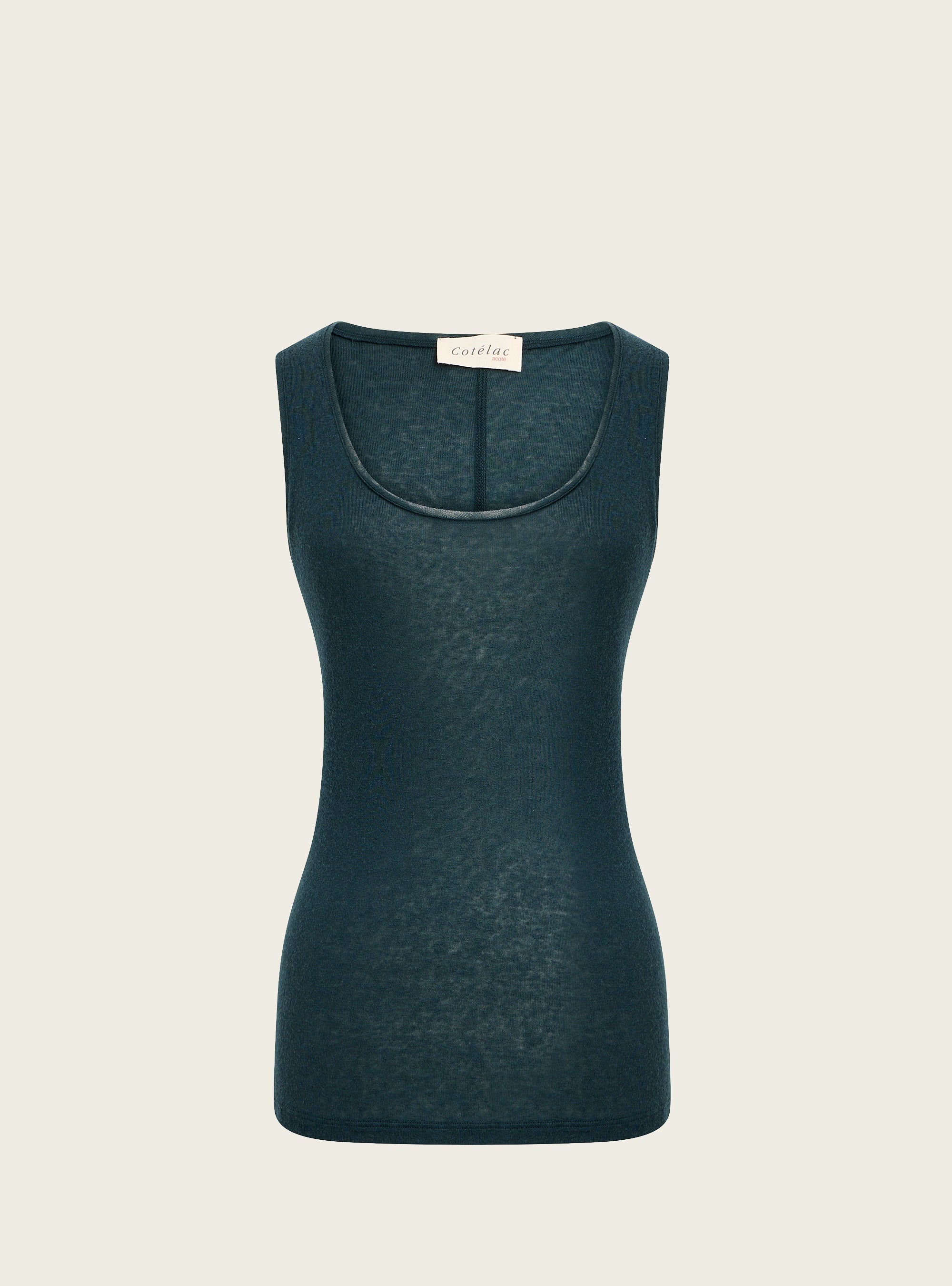 Débardeur en jersey de lyocell acoté 