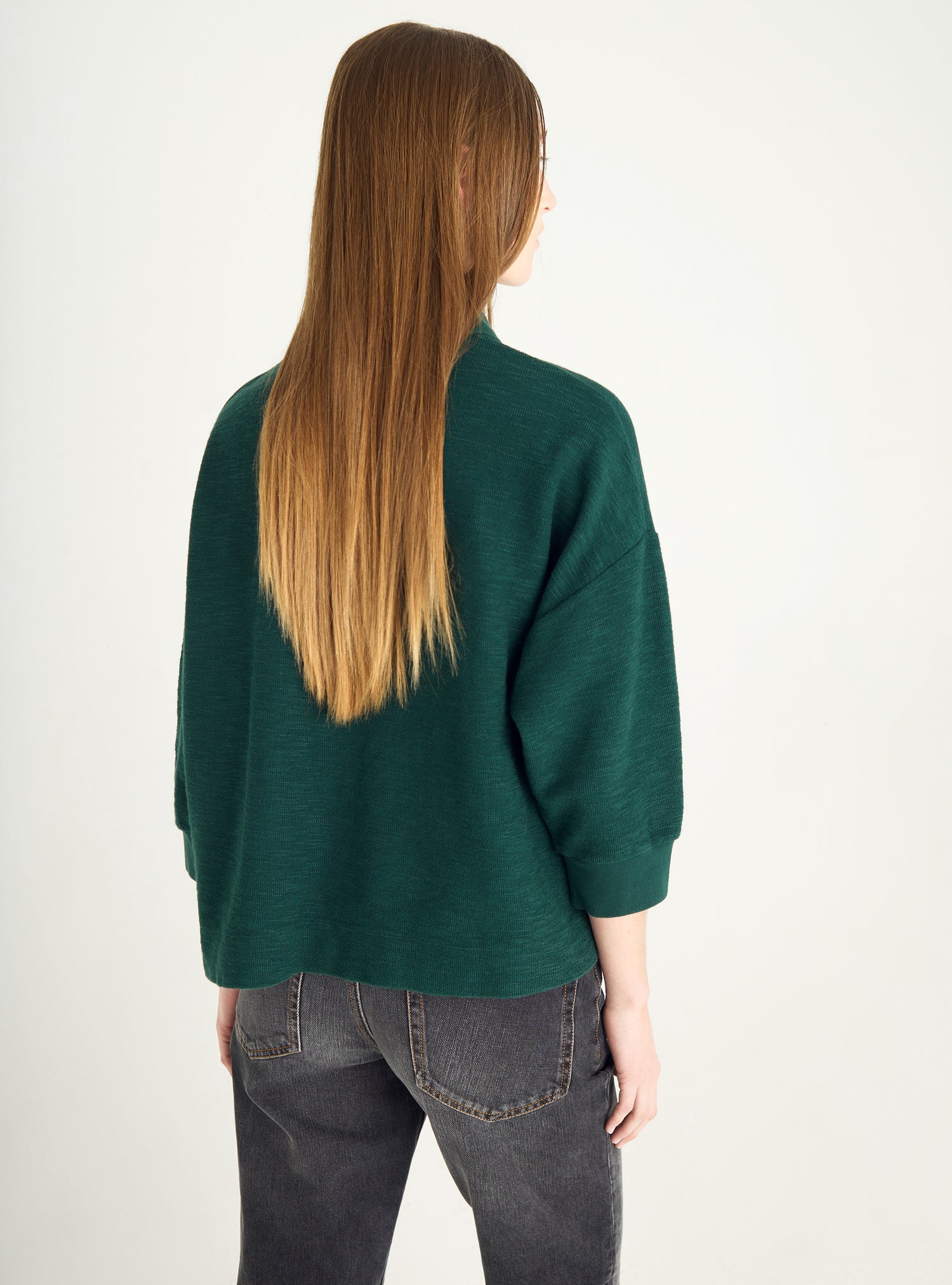 Polo oversized flammé