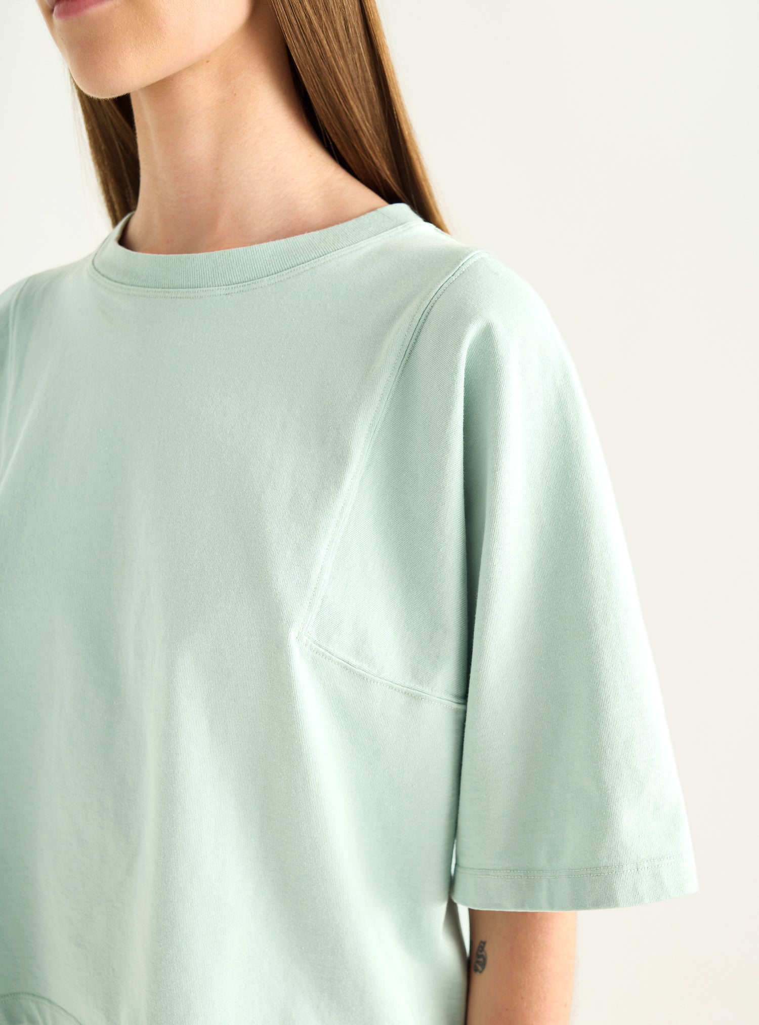 Kastenförmiges T-Shirt aus Bio-Baumwolle