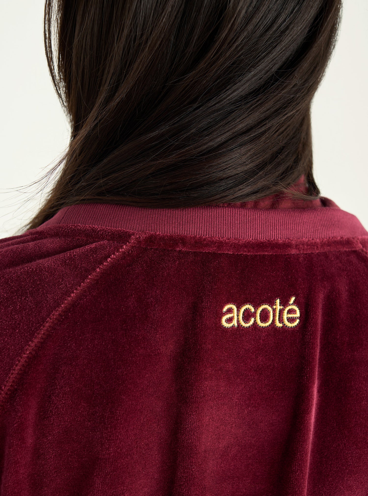 Sweat en velours de coton