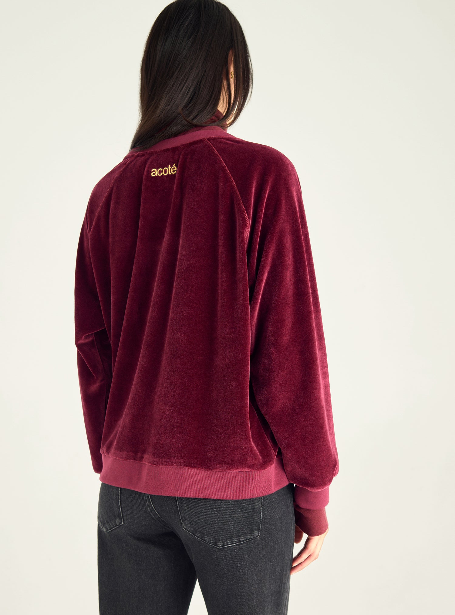 Sweat en velours de coton