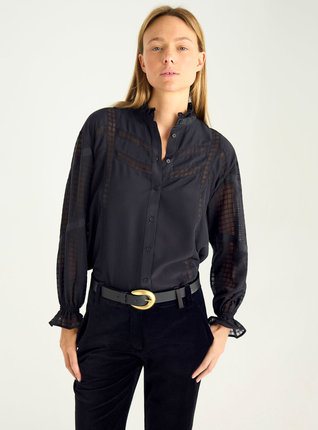 Chemise ample en coton responsable