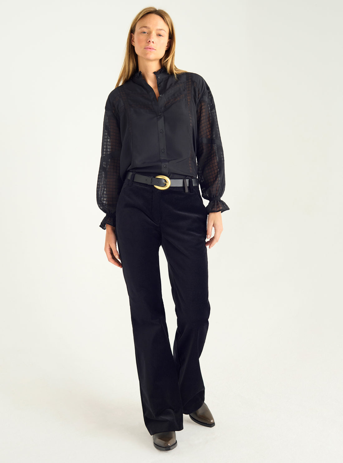 Chemise ample en coton responsable