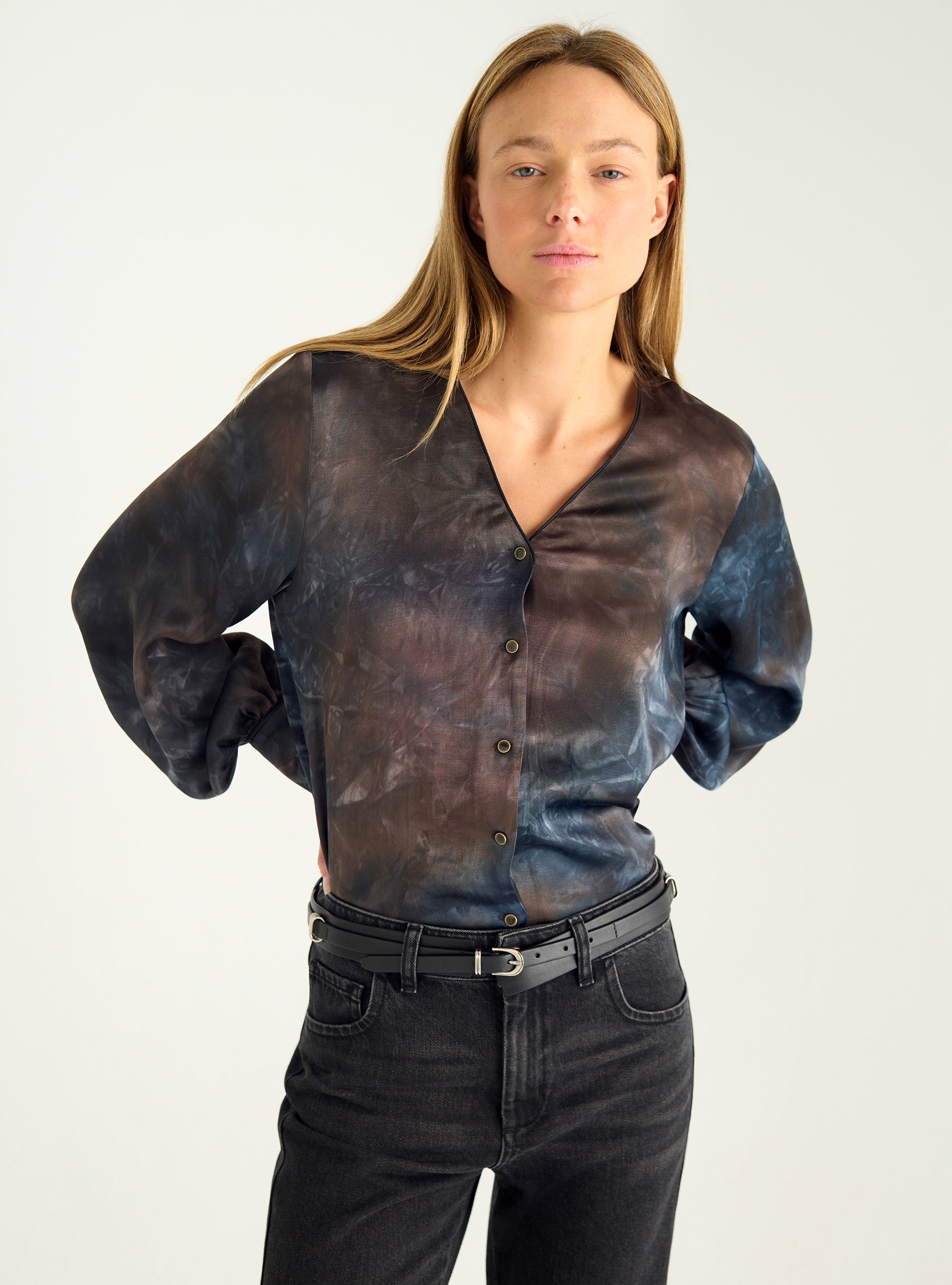 Blouse fluide imprimée