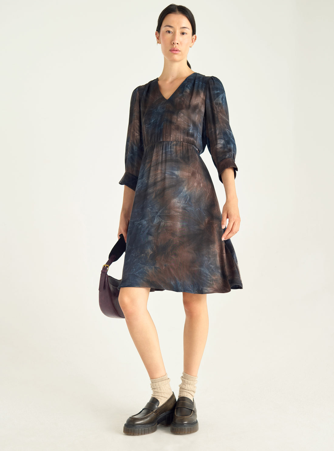 Robe courte imprimée
