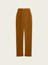 Pantalon large chevronné acoté 