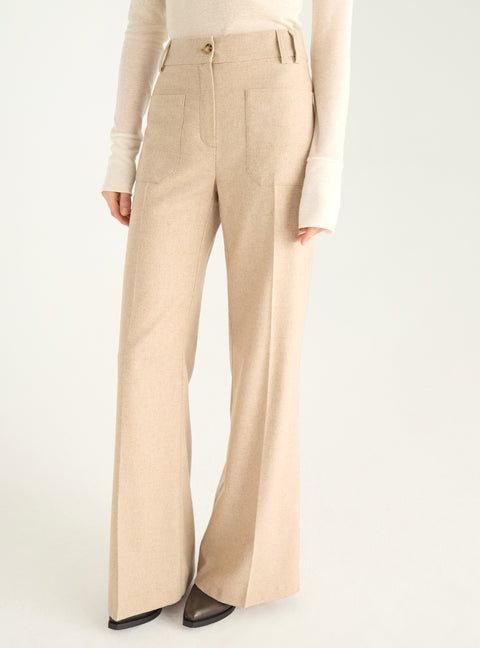 Pantalon taille haute 70's