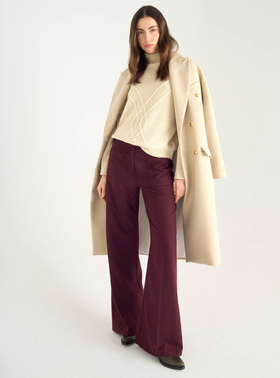 Pantalon taille haute 70&