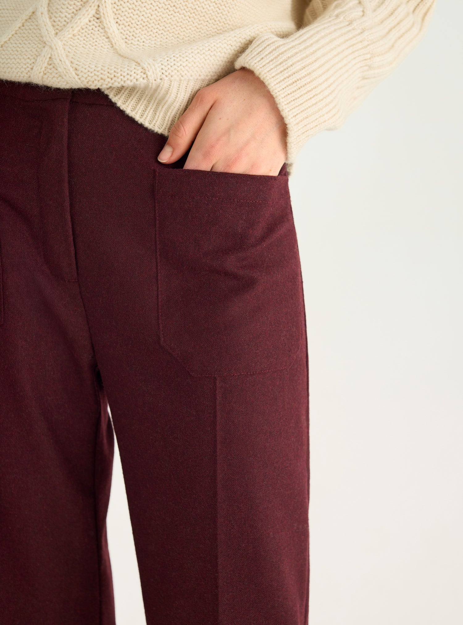 Pantalon taille haute 70&