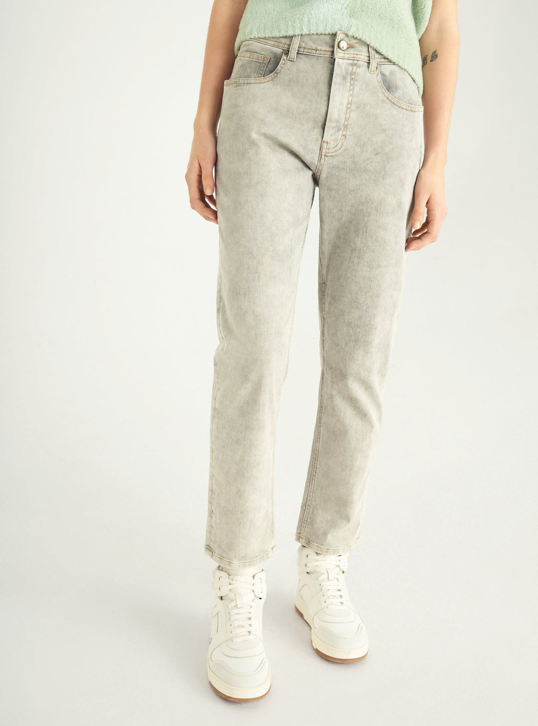 Jean slim stretch acoté 