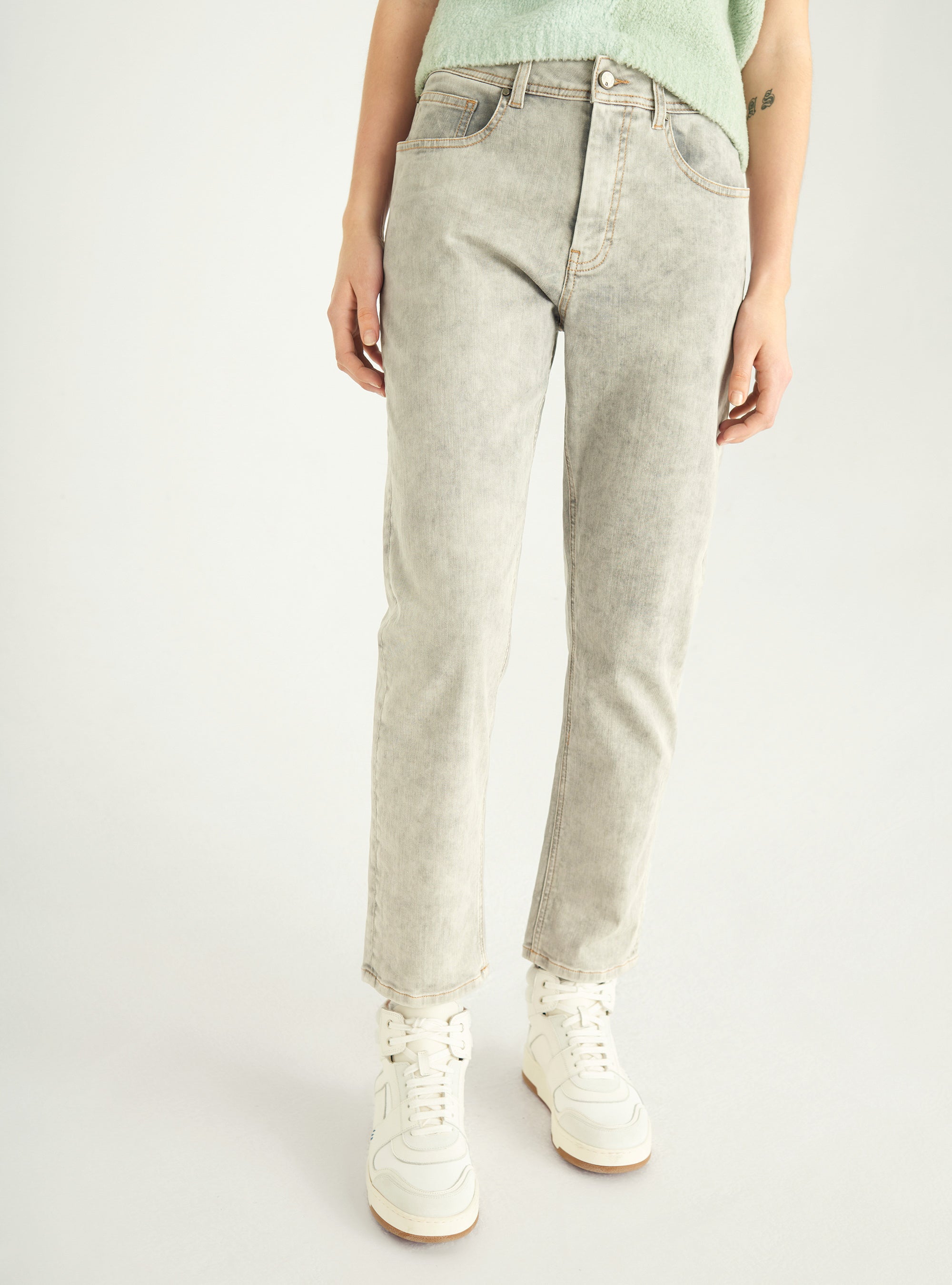 Jean slim stretch acoté 
