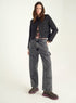Jean charpentier 100 % coton acoté 
