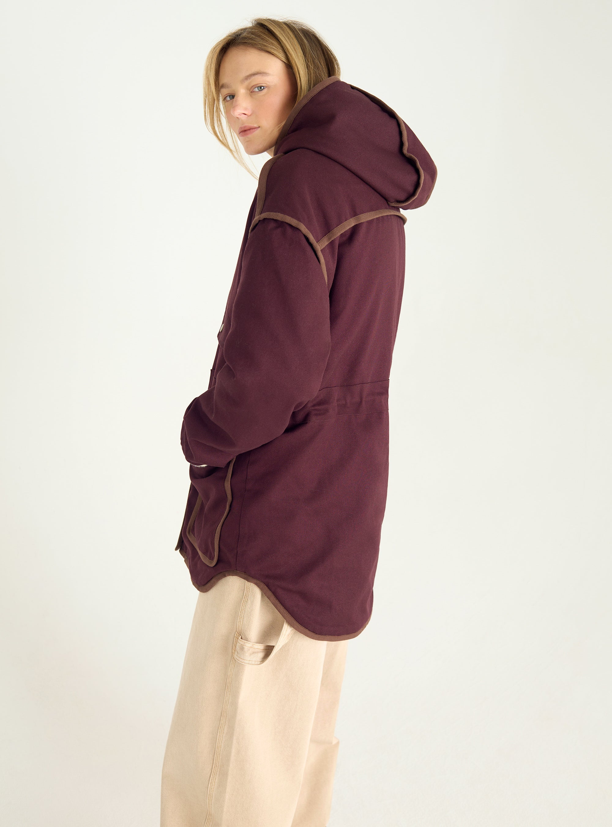 Parka aus Baumwollcanvas