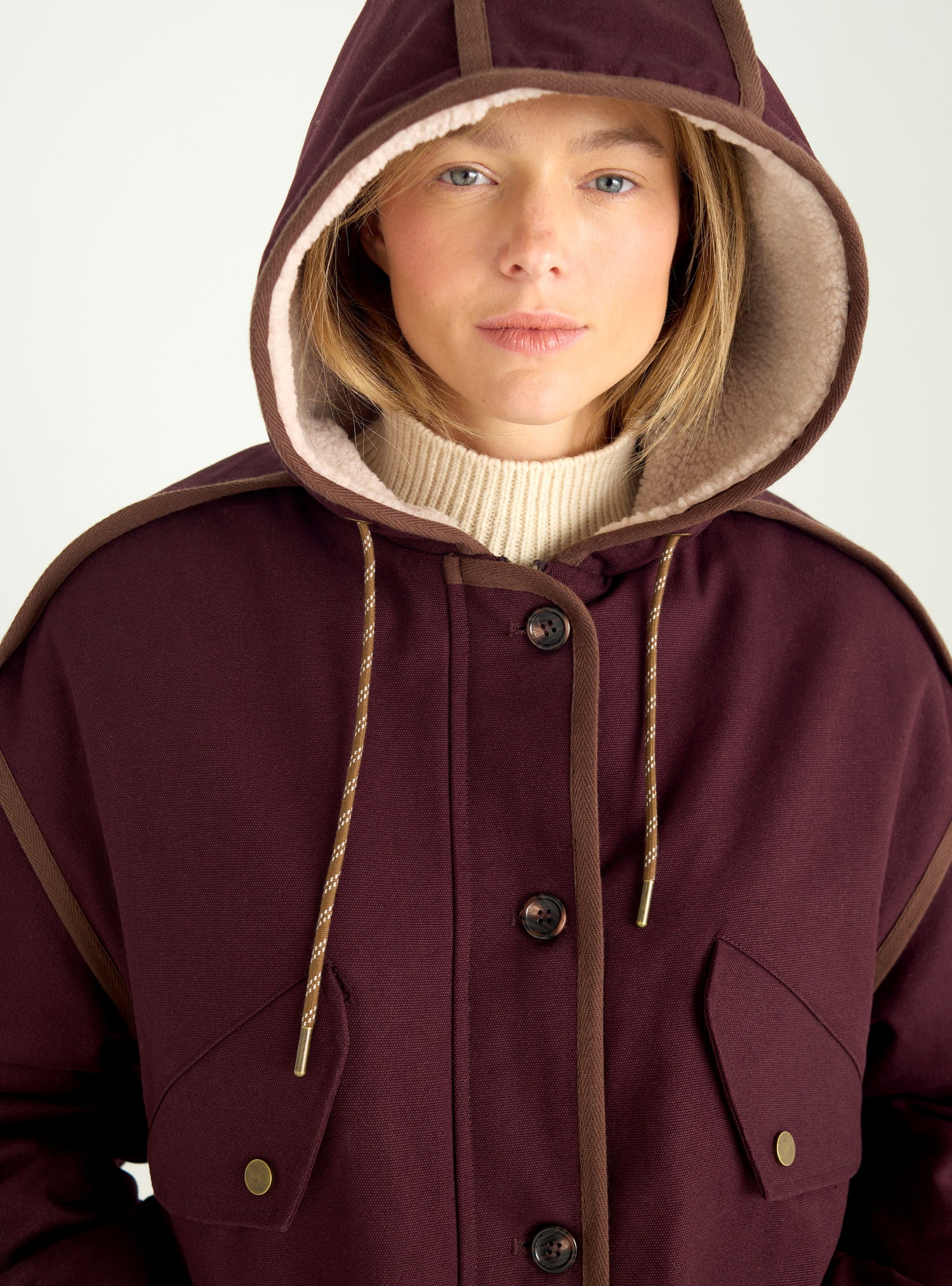 Parka aus Baumwollcanvas