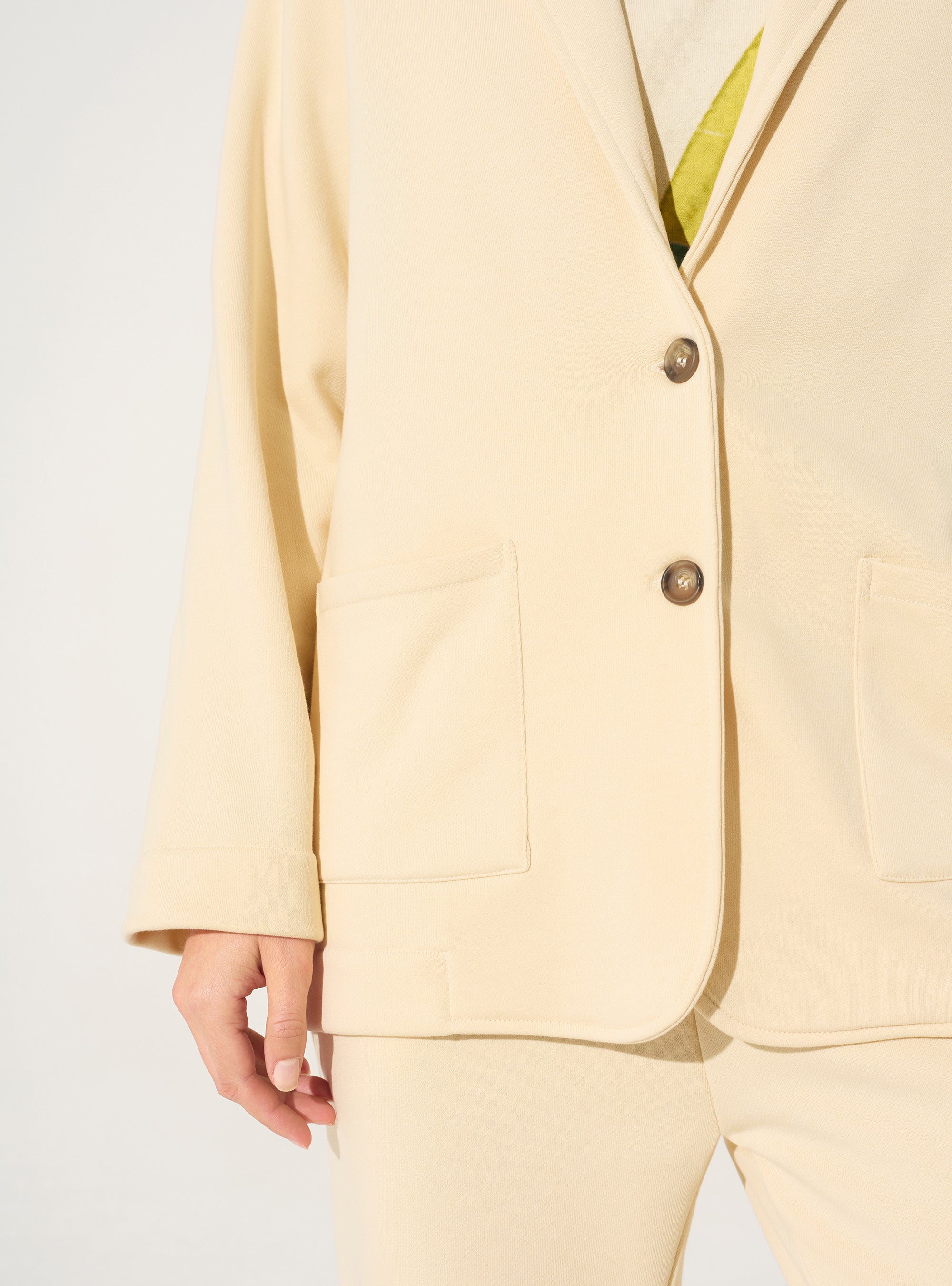 Veste en coton bio blanc