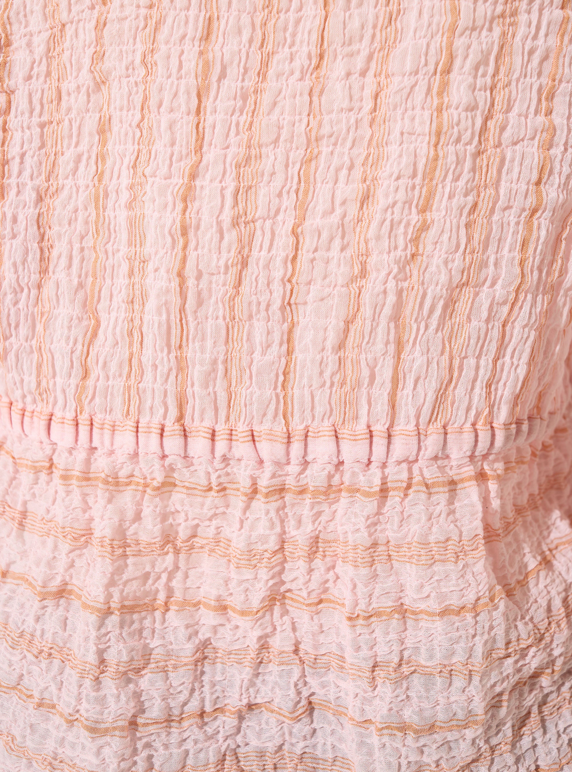 taillierte rosa Baumwollbluse