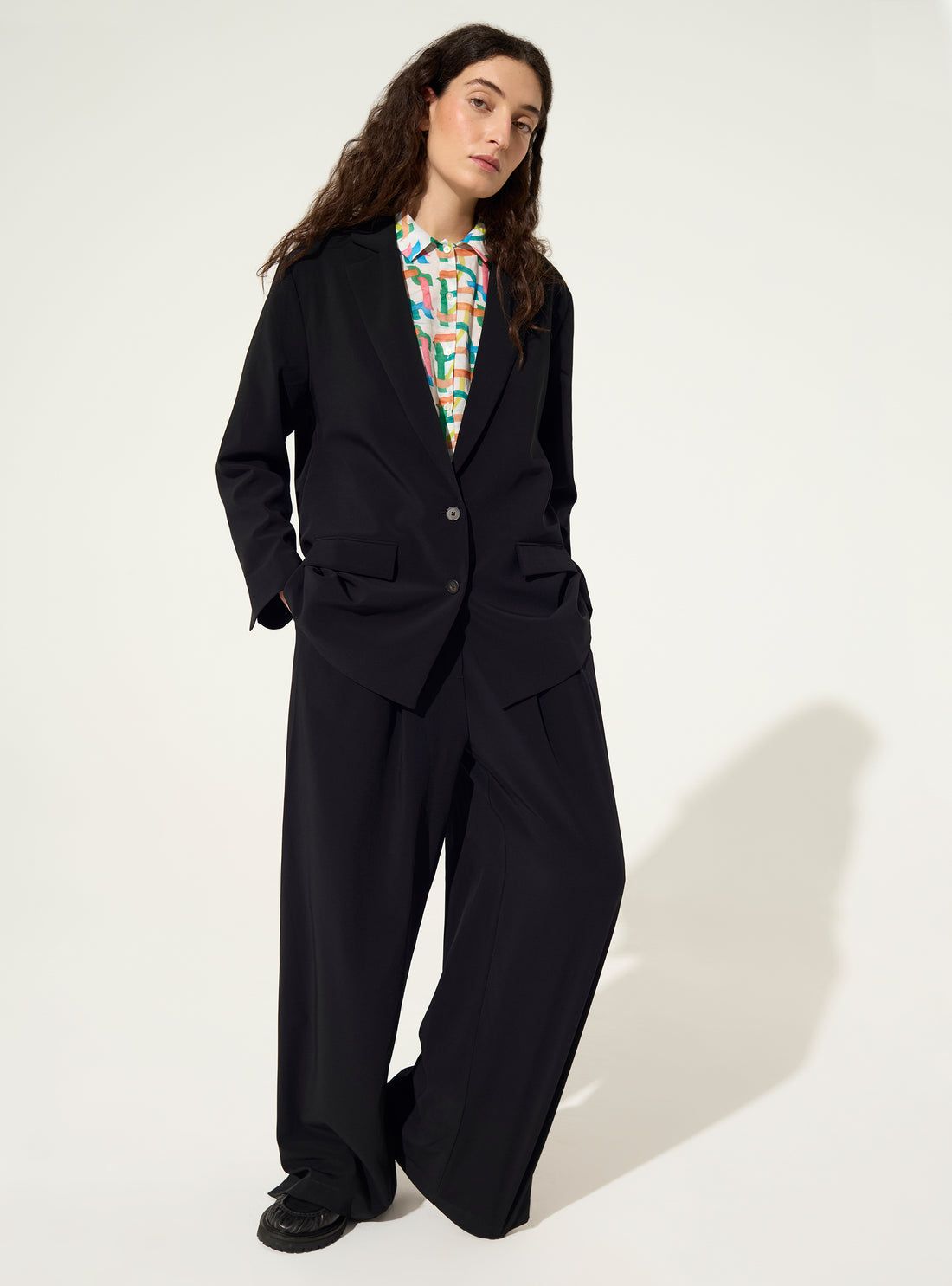 Veste oversized noire