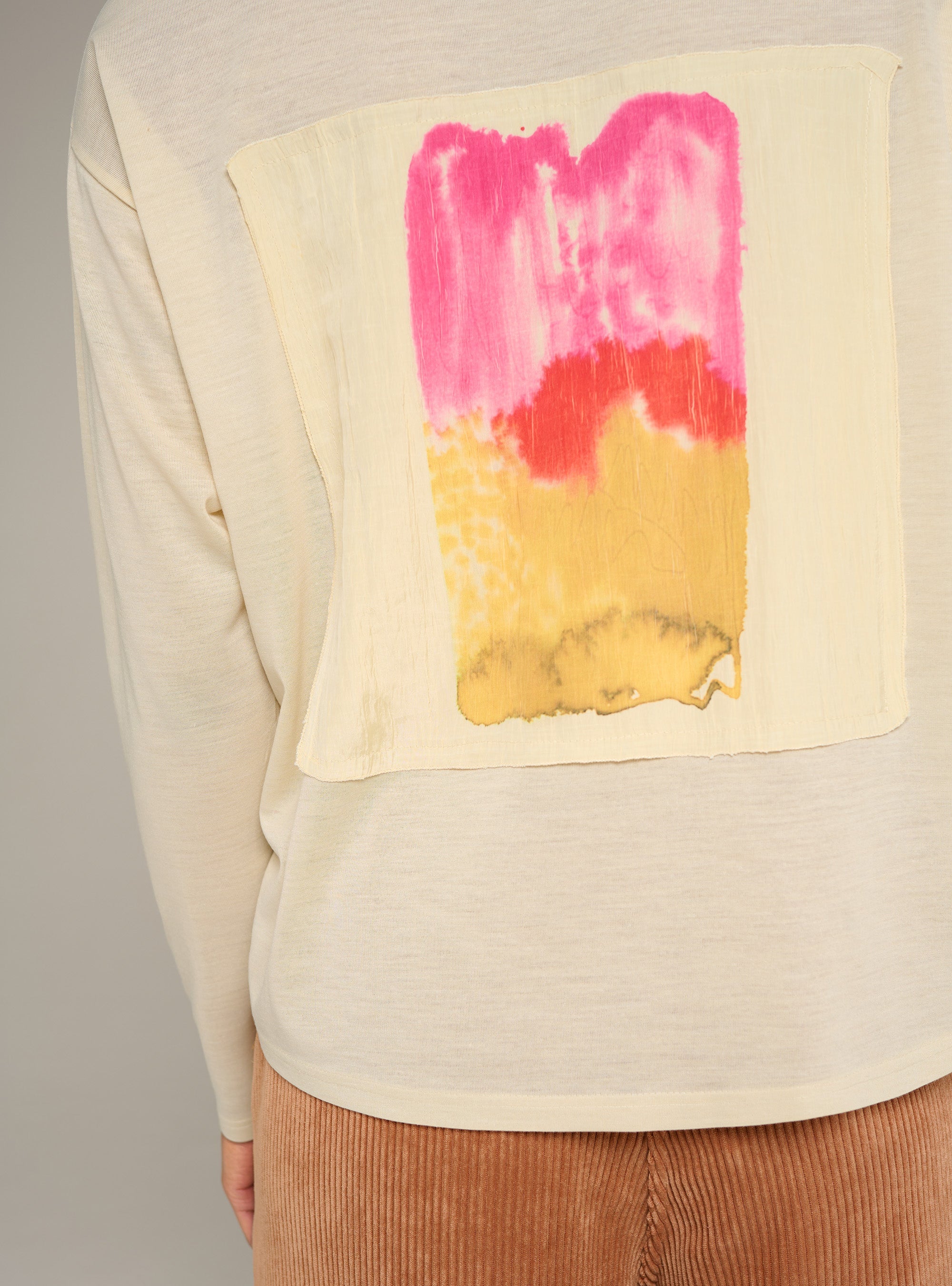 Cotélac acoté tee-shirt manches longues imprimé
