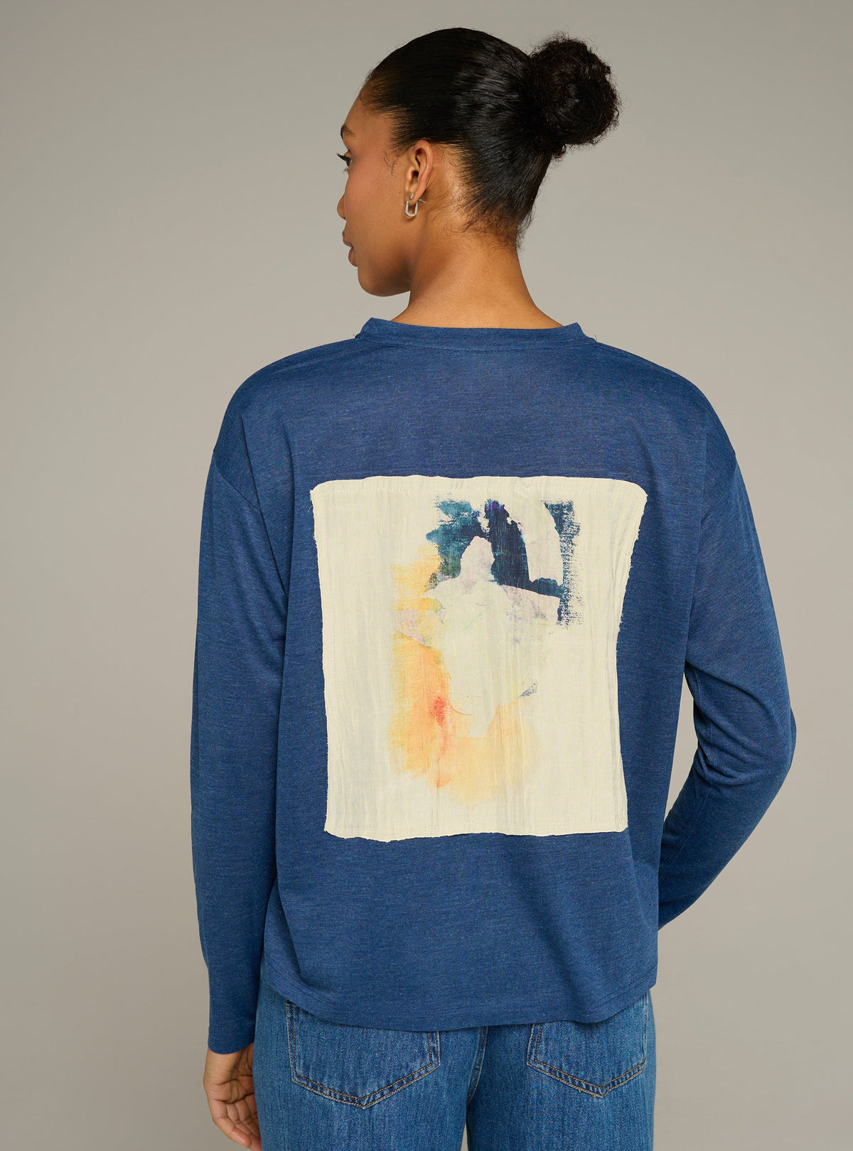 Cotélac acoté tee-shirt manches longues imprimé