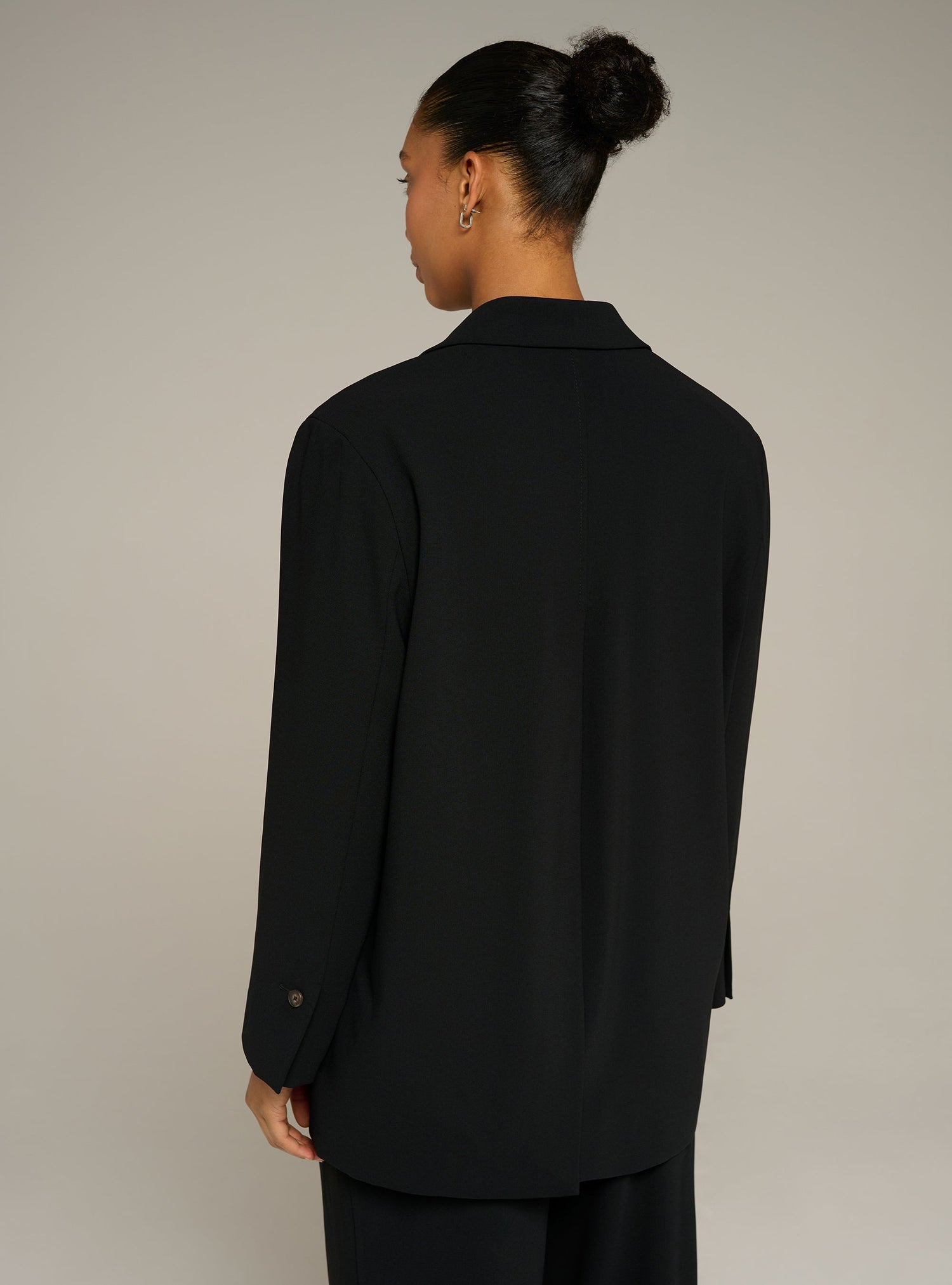 Cotélac acoté veste tailleur oversize manches longues