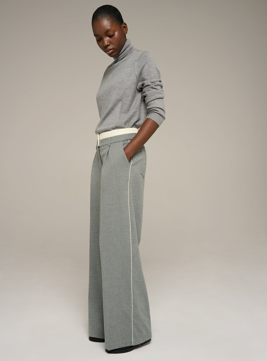 Cotélac acoté pantalon large
