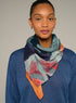 Cotélac acoté foulard grand format en laine imprimé