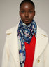 Cotélac acoté foulard en laine imprimé patchwork