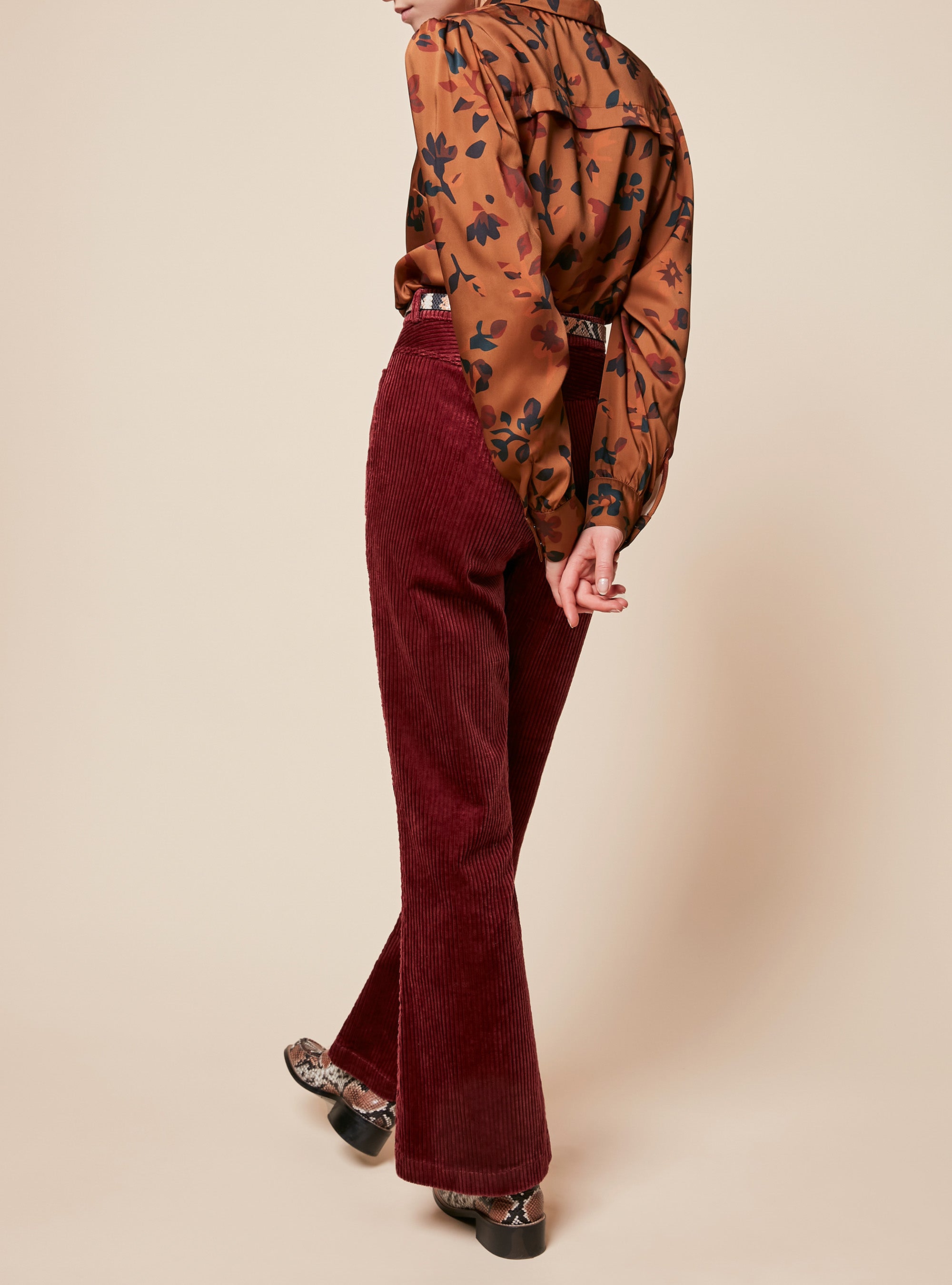 Printed V-Neck Shirt