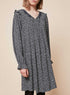 Retro Printed Straight Dress